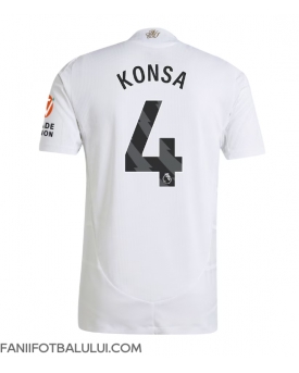 Aston Villa Ezri Konsa #4 Tricou Fotbal Replică 2024-25 Barbati Deplasare